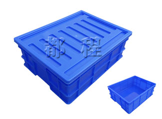 X217塑料周轉箱（箱蓋（gài）可選）