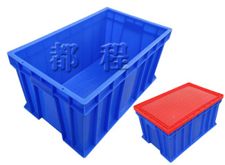 X248塑料周轉箱（箱蓋（gài）可選） 