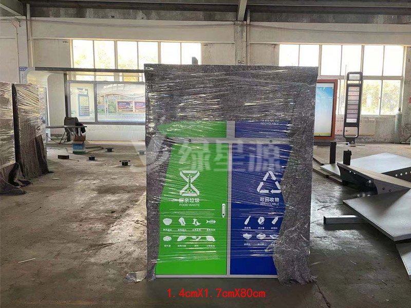 山東分類垃圾箱發貨案例配圖一