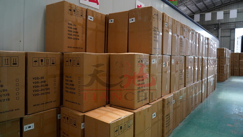 上海688隻YDS液氮罐如期交付(fù)